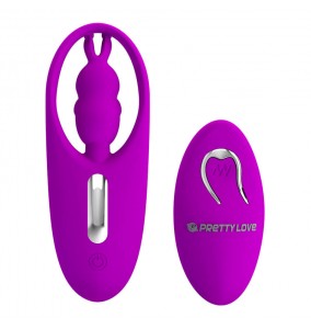 PRETTY LOVE - Wild Rabbit Wireless Remote-Controlled Vibration Wearable (Chargeable - Purple)